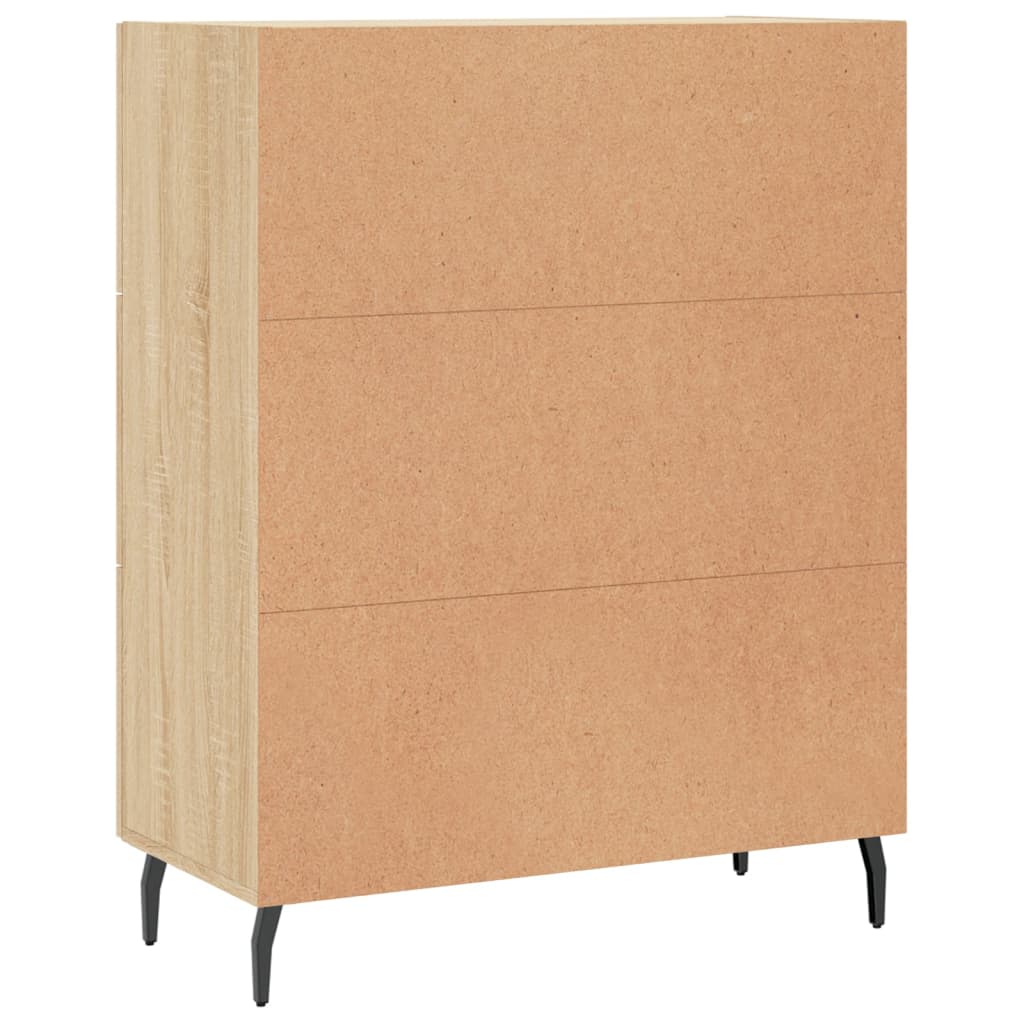 Credenza Rovere Sonoma 69,5x34x90 cm in Legno Multistrato - homemem39