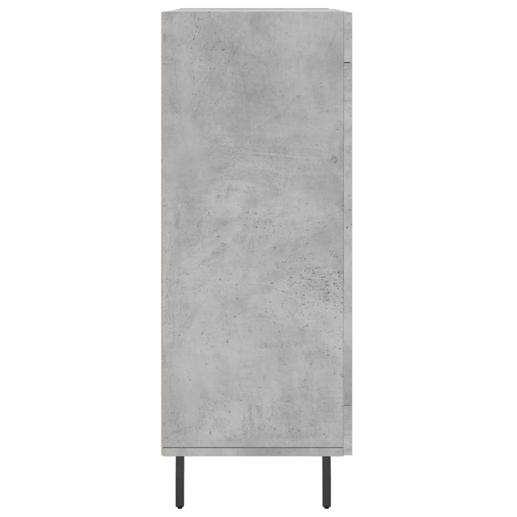 Credenza Grigio Cemento 69,5x34x90 cm in Legno Multistrato - homemem39