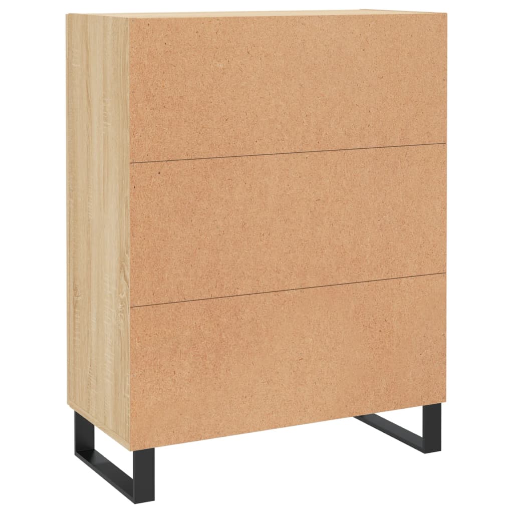 Credenza Rovere Sonoma 69,5x34x90 cm in Legno Multistrato - homemem39