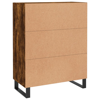 Credenza Rovere Fumo 69,5x34x90 cm in Legno Multistrato - homemem39