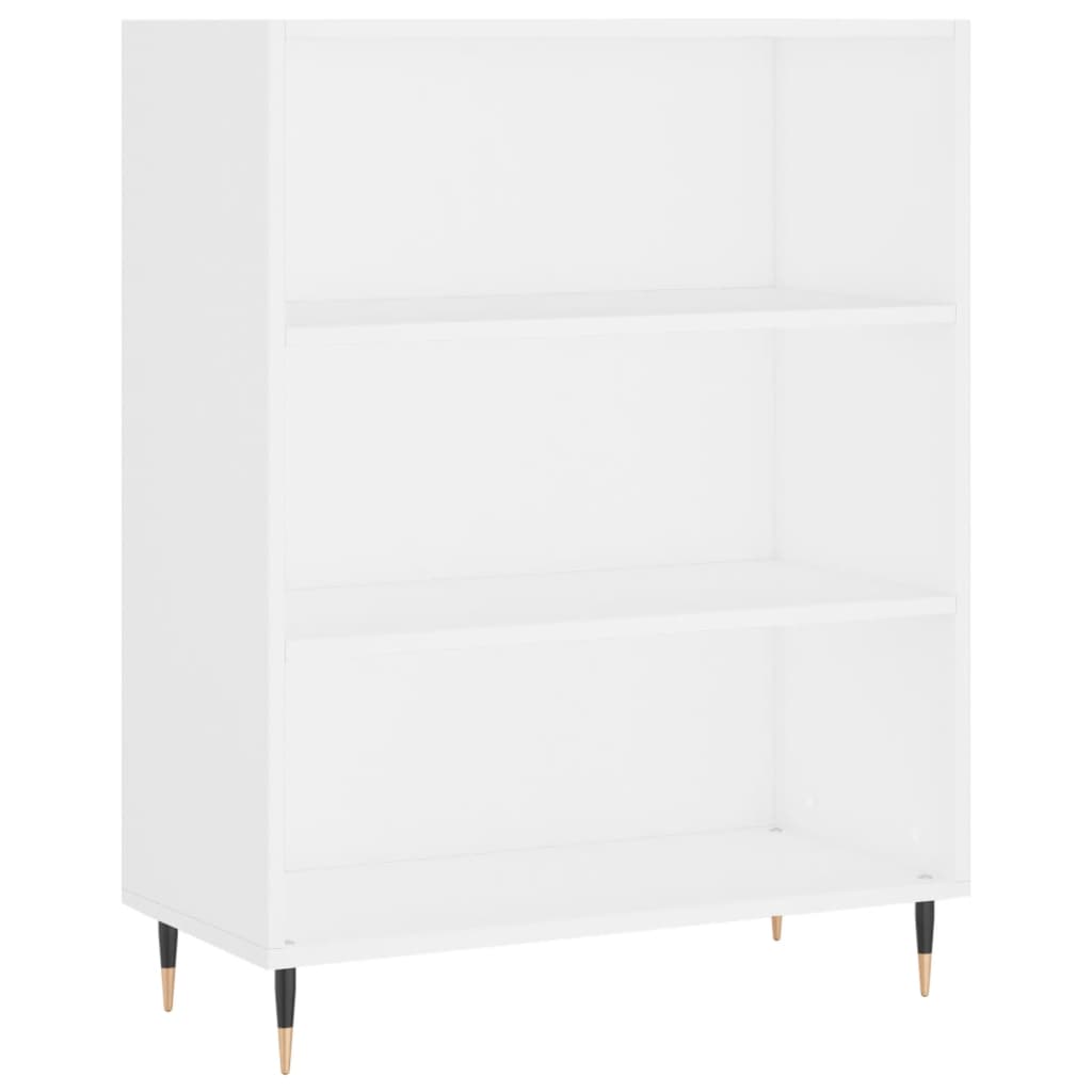 Libreria Bianca 69,5x32,5x90 cm in Legno Multistrato - homemem39