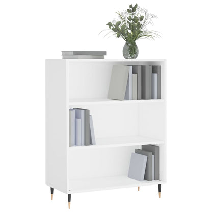 Libreria Bianca 69,5x32,5x90 cm in Legno Multistrato - homemem39