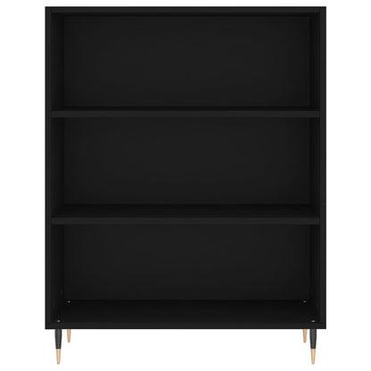 Libreria Nera 69,5x32,5x90 cm in Legno Multistrato - homemem39