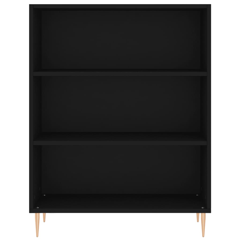 Libreria Nera 69,5x32,5x90 cm in Legno Multistrato - homemem39