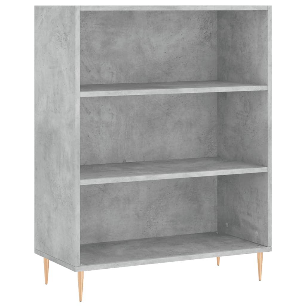 Libreria Grigio Cemento 69,5x32,5x90 cm in Legno Multistrato - homemem39