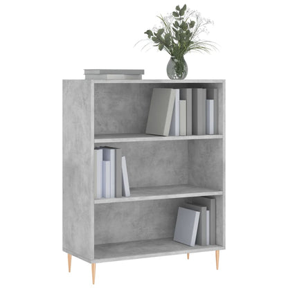 Libreria Grigio Cemento 69,5x32,5x90 cm in Legno Multistrato - homemem39