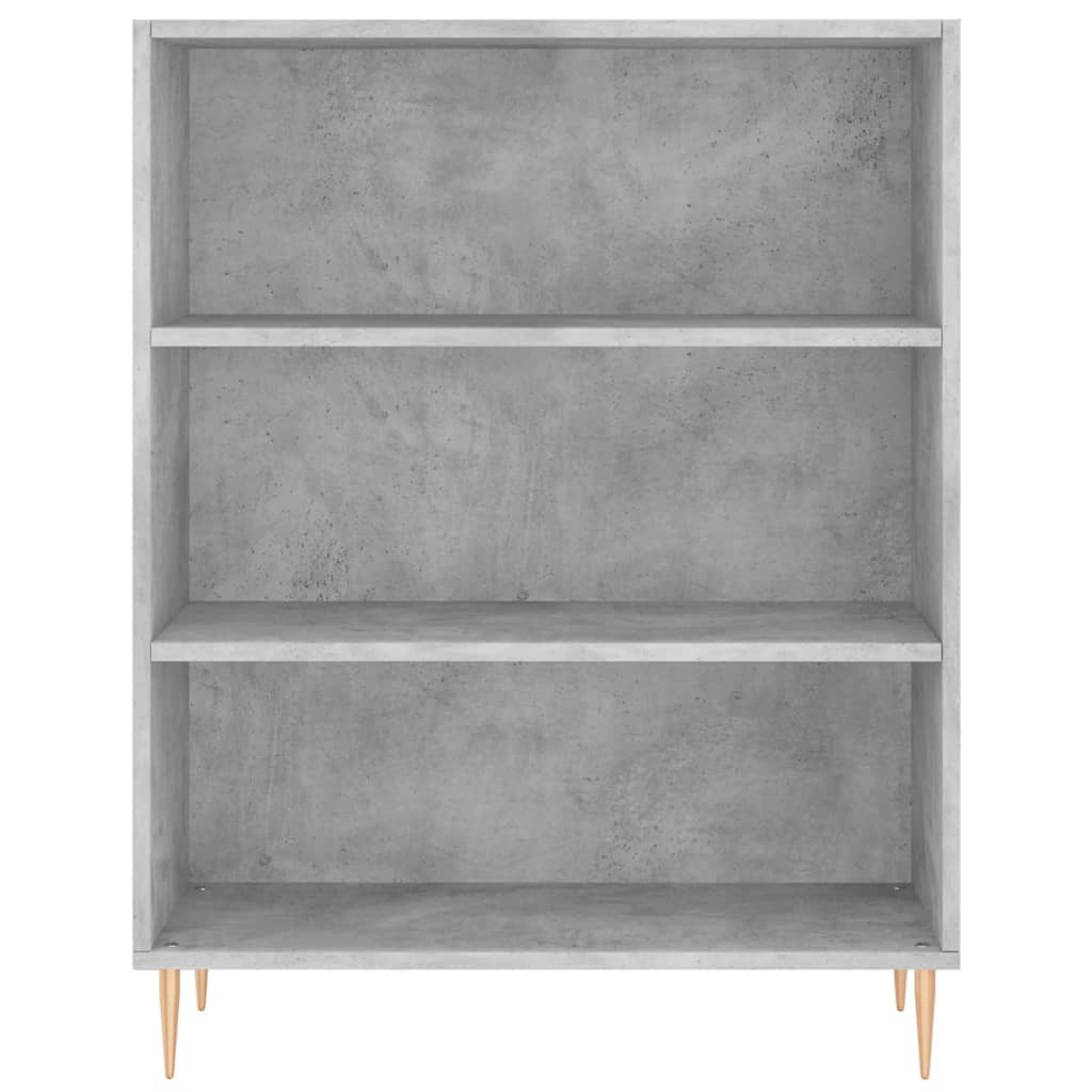 Libreria Grigio Cemento 69,5x32,5x90 cm in Legno Multistrato - homemem39