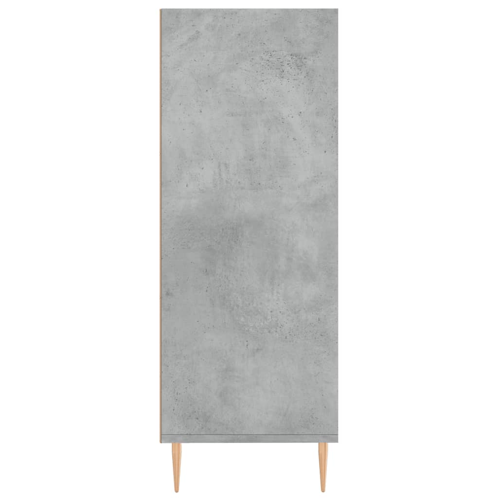 Libreria Grigio Cemento 69,5x32,5x90 cm in Legno Multistrato - homemem39