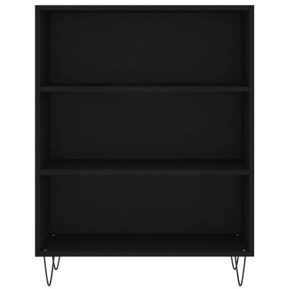 Libreria Nera 69,5x32,5x90 cm in Legno Multistrato - homemem39