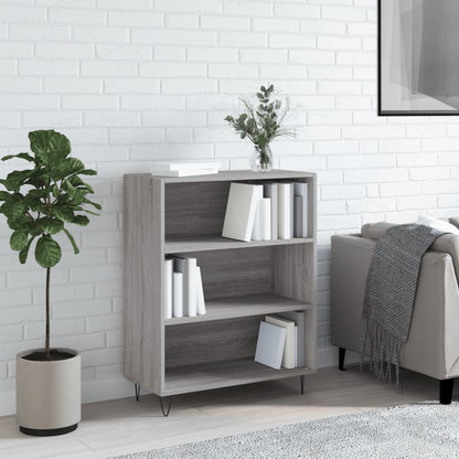 Libreria Grigio Sonoma 69,5x32,5x90 cm in Legno Multistrato - homemem39