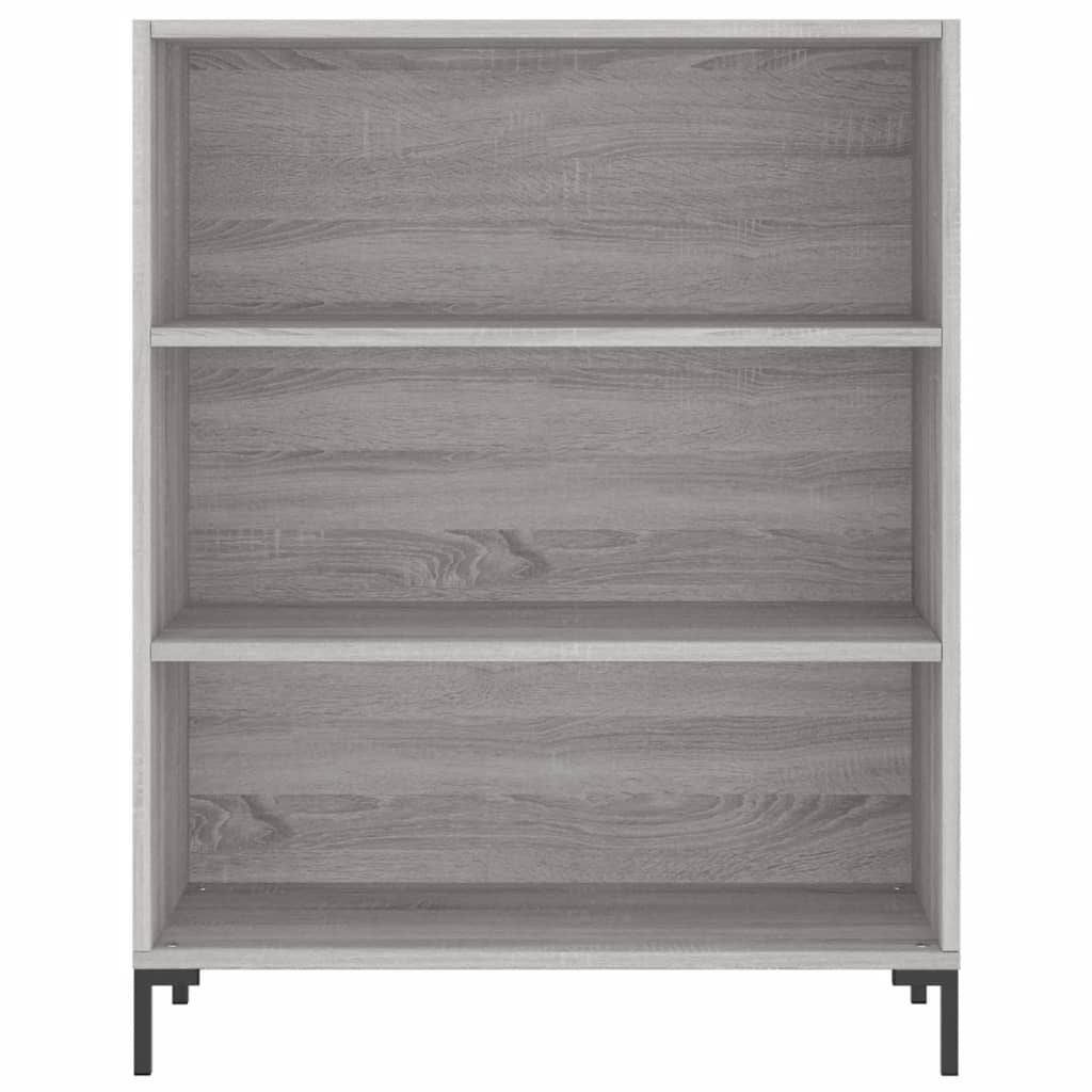 Libreria Grigio Sonoma 69,5x32,5x90 cm in Legno Multistrato - homemem39