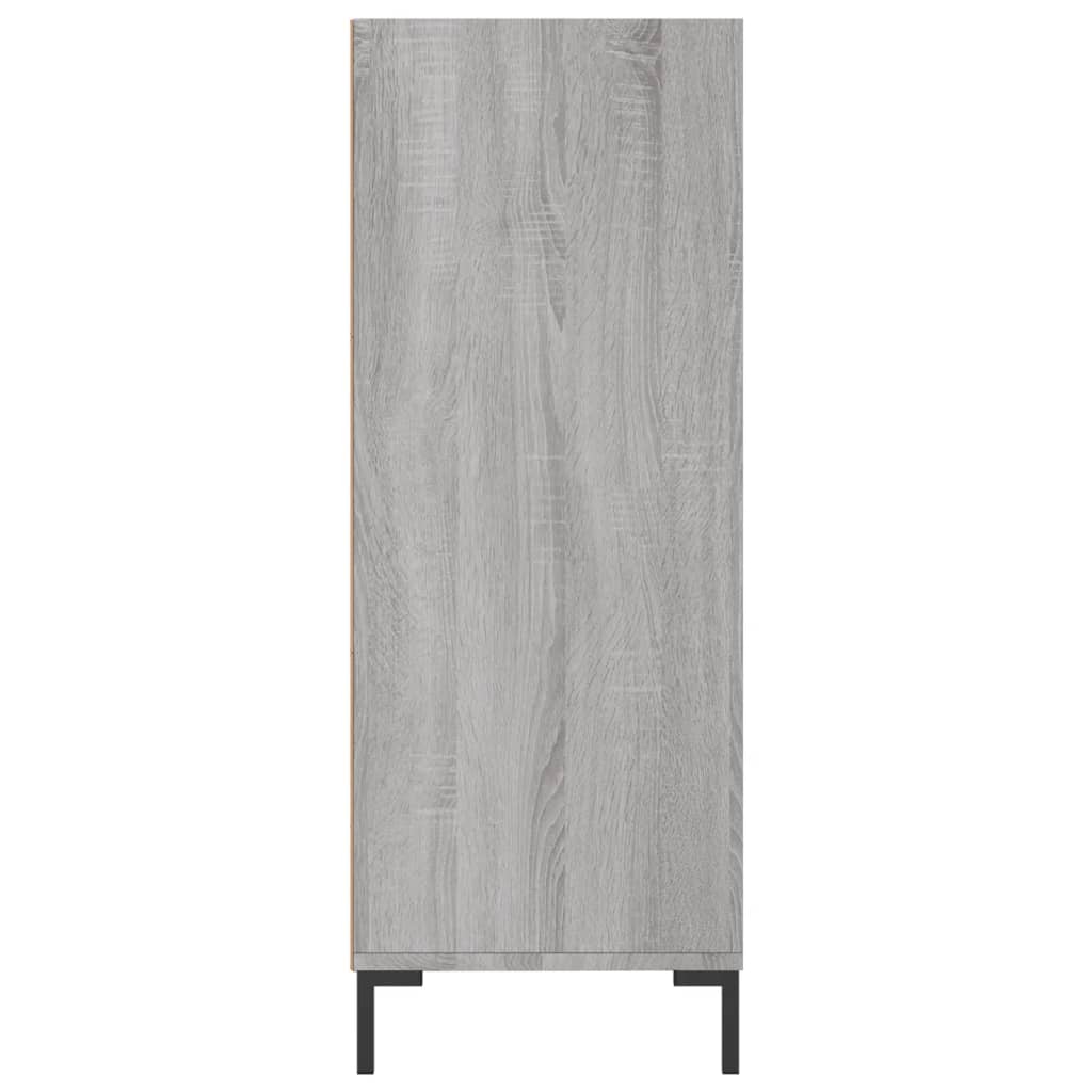 Libreria Grigio Sonoma 69,5x32,5x90 cm in Legno Multistrato - homemem39