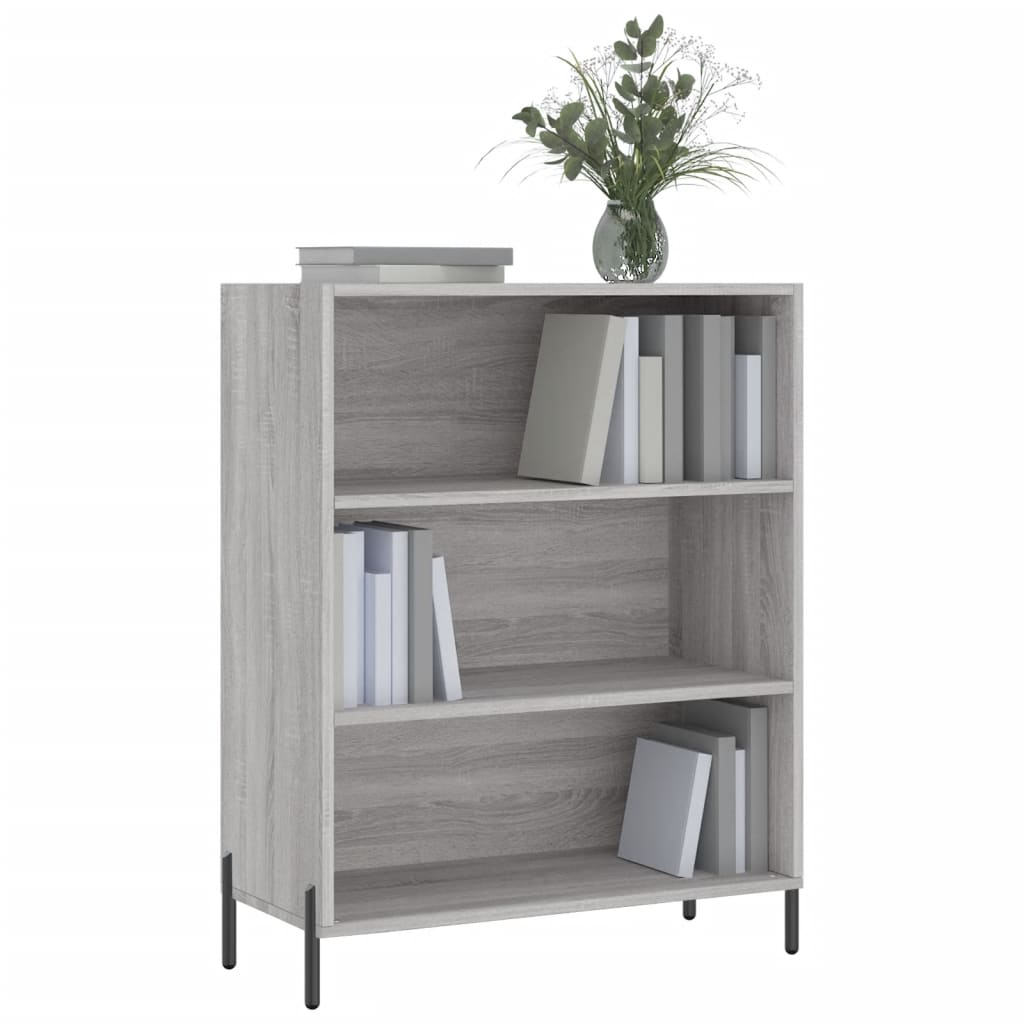 Scaffale Grigio Sonoma 69,5x32,5x90 cm in Legno Multistrato - homemem39