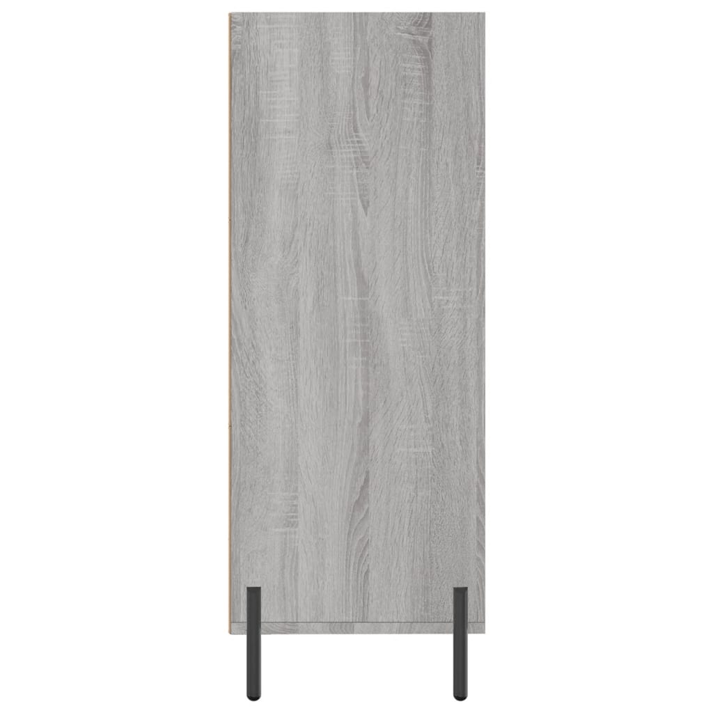 Scaffale Grigio Sonoma 69,5x32,5x90 cm in Legno Multistrato - homemem39