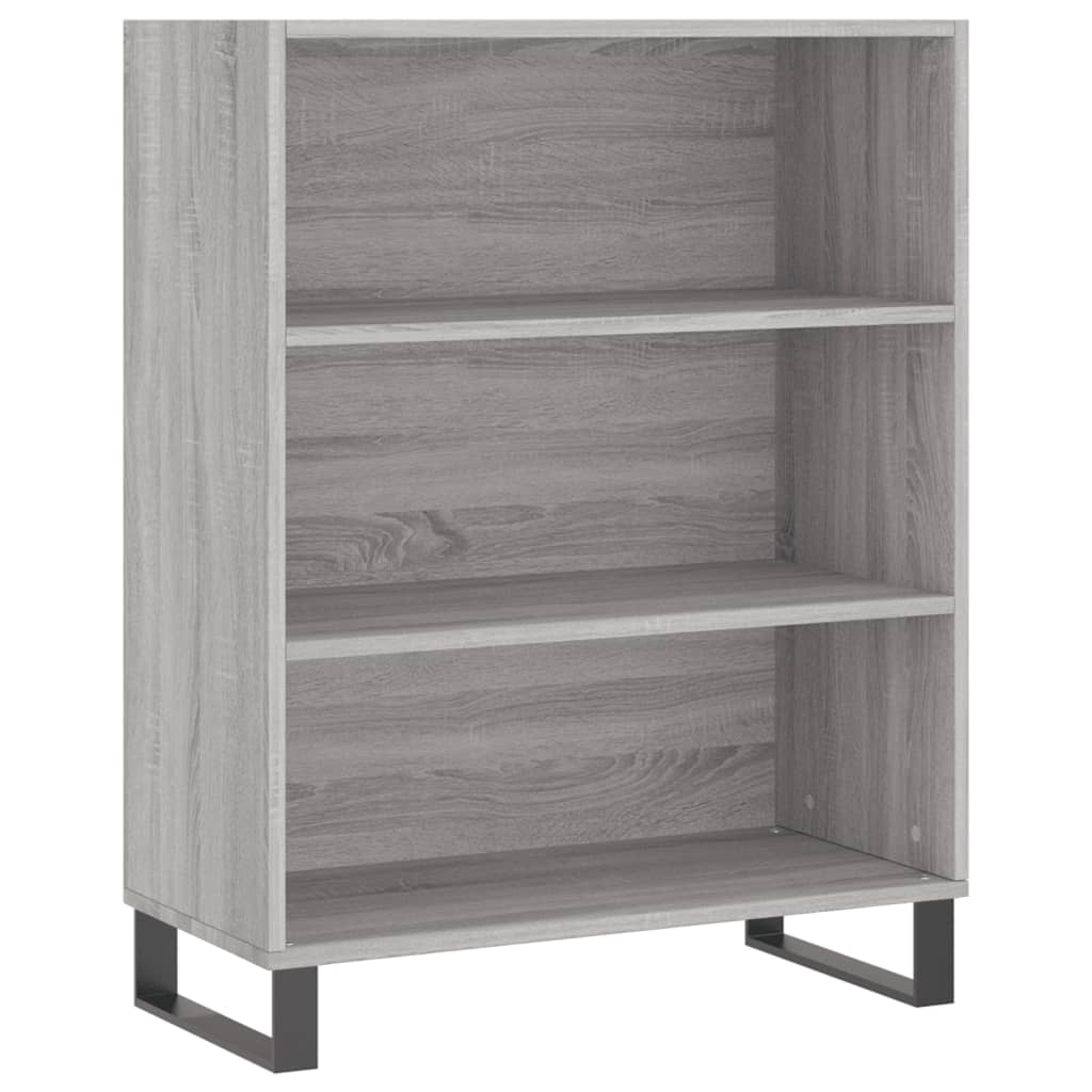 Scaffale Grigio Sonoma 69,5x32,5x90 cm in Legno Multistrato - homemem39