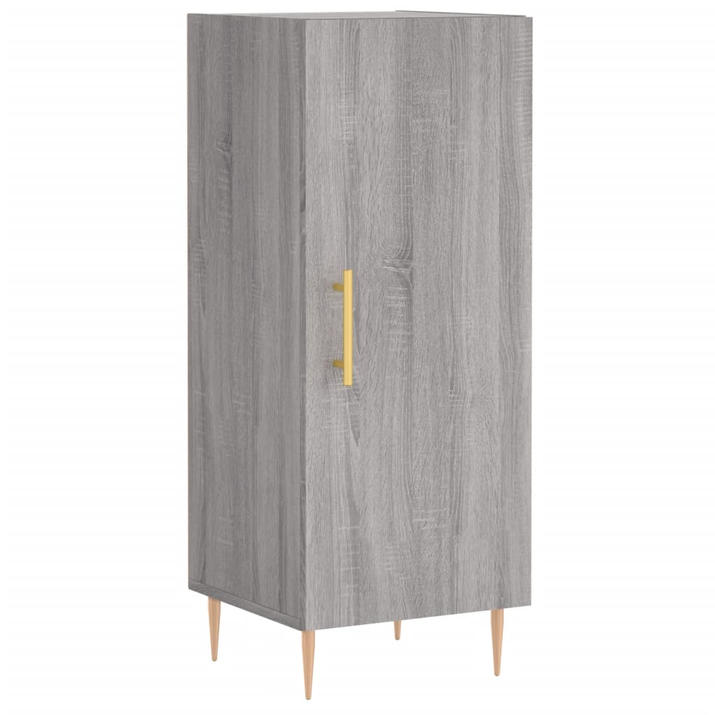 Credenza Grigio Sonoma 34,5x34x90 cm in Legno Multistrato - homemem39