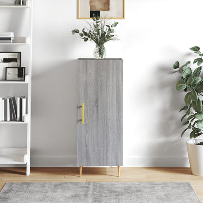 Credenza Grigio Sonoma 34,5x34x90 cm in Legno Multistrato - homemem39