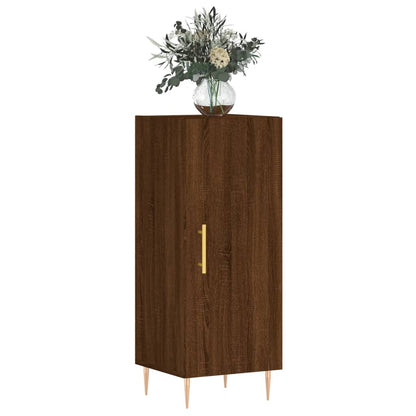 Credenza Rovere Marrone 34,5x34x90 cm in Legno Multistrato - homemem39