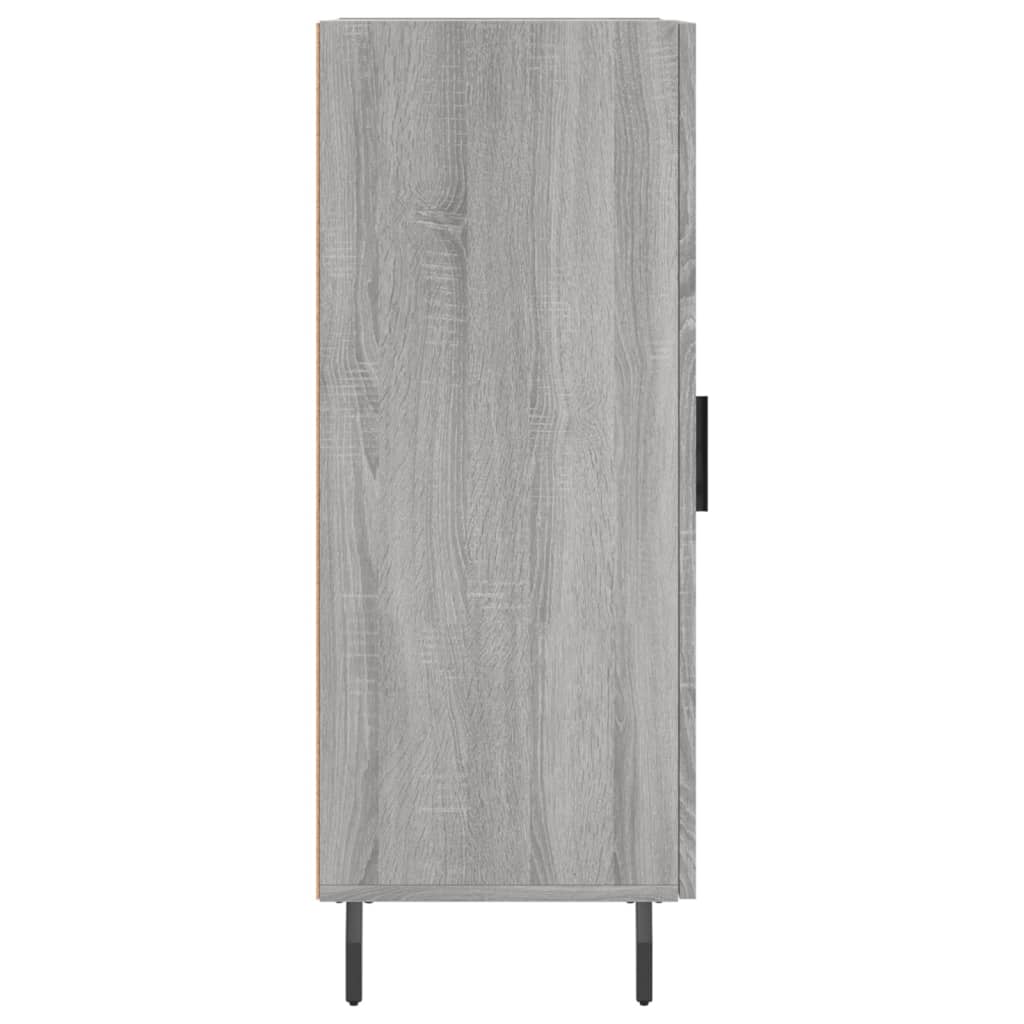 Credenza Grigio Sonoma 34,5x34x90 cm in Legno Multistrato - homemem39