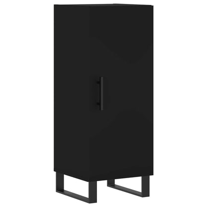 Credenza Nero 34,5x34x90 cm in Legno Multistrato - homemem39