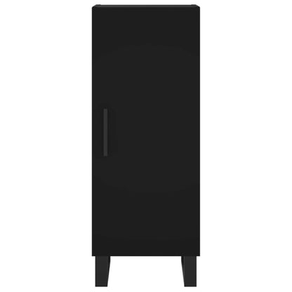 Credenza Nero 34,5x34x90 cm in Legno Multistrato - homemem39