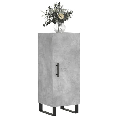 Credenza Grigio Cemento 34,5x34x90 cm in Legno Multistrato - homemem39