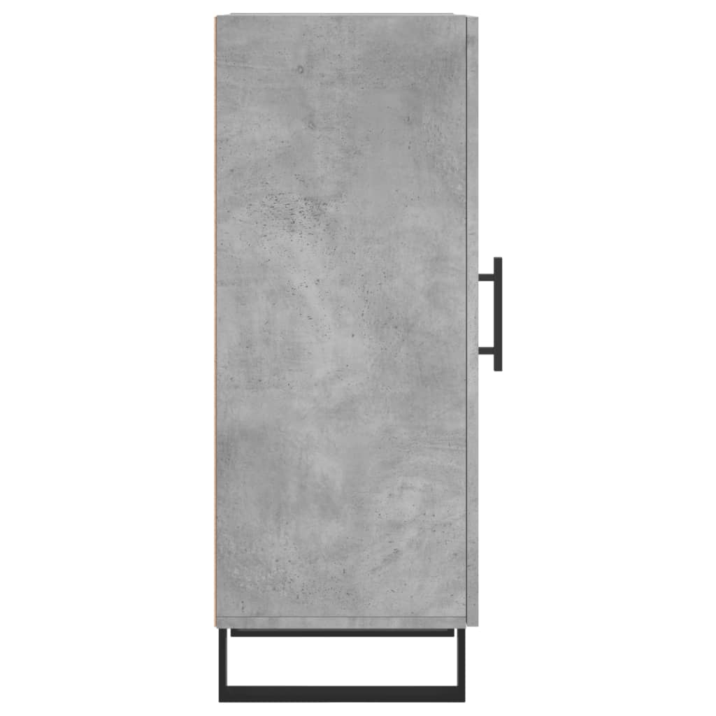 Credenza Grigio Cemento 34,5x34x90 cm in Legno Multistrato - homemem39