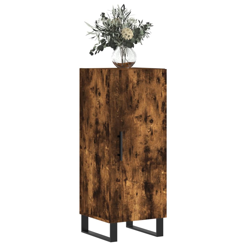 Credenza Rovere Fumo 34,5x34x90 cm in Legno Multistrato - homemem39