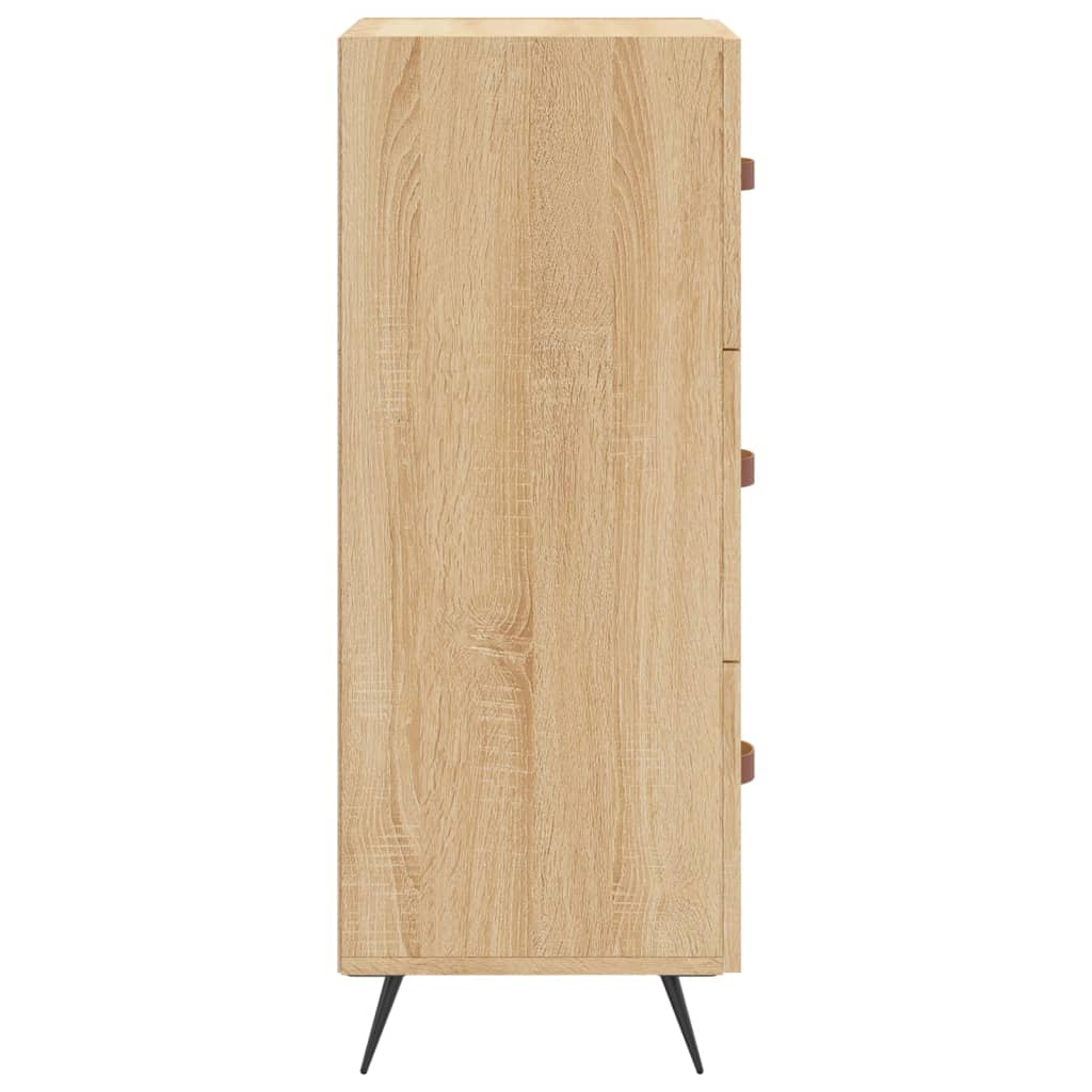 Credenza Rovere Sonoma 34,5x34x90 cm in Legno Multistrato - homemem39