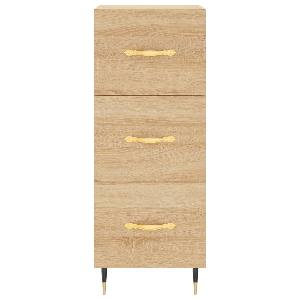 Credenza Rovere Sonoma 34,5x34x90 cm in Legno Multistrato - homemem39