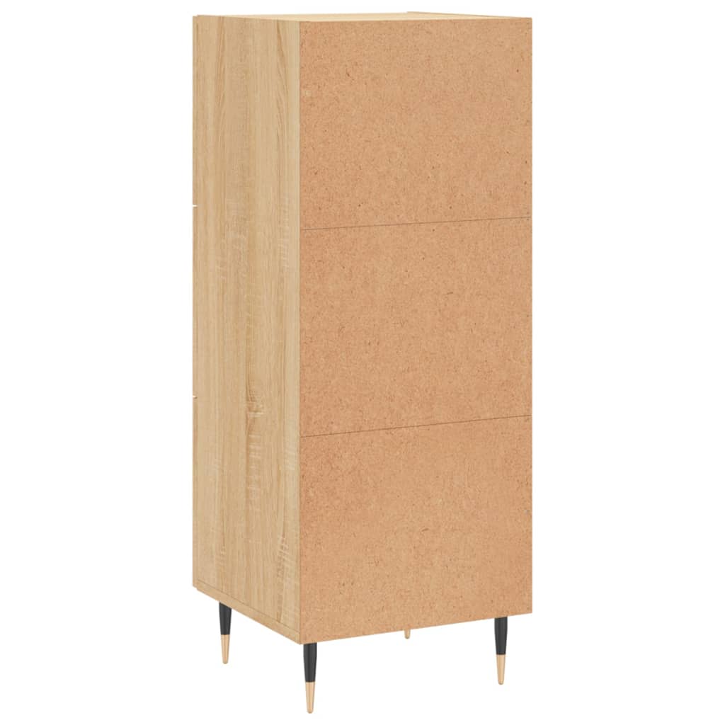 Credenza Rovere Sonoma 34,5x34x90 cm in Legno Multistrato - homemem39