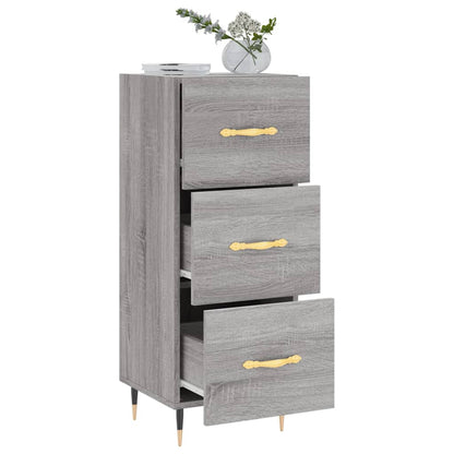 Credenza Grigio Sonoma 34,5x34x90 cm in Legno Multistrato - homemem39