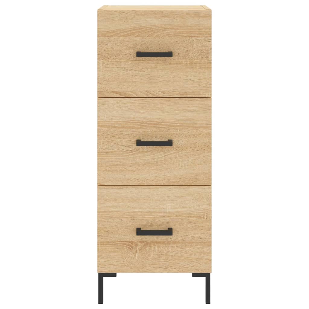 Credenza Rovere Sonoma 34,5x34x90 cm in Legno Multistrato - homemem39