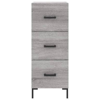 Credenza Grigio Sonoma 34,5x34x90 cm in Legno Multistrato - homemem39