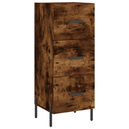 Credenza Rovere Fumo 34,5x34x90 cm in Legno Multistrato - homemem39