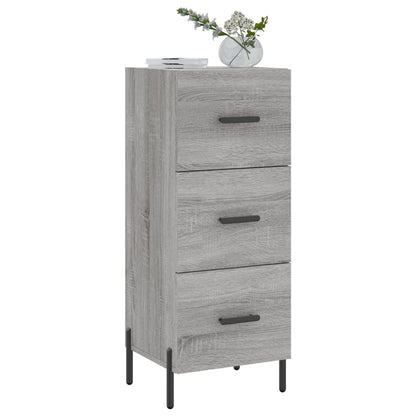 Credenza Grigio Sonoma 34,5x34x90 cm in Legno Multistrato - homemem39