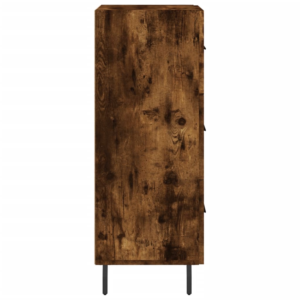 Credenza Rovere Fumo 34,5x34x90 cm in Legno Multistrato - homemem39