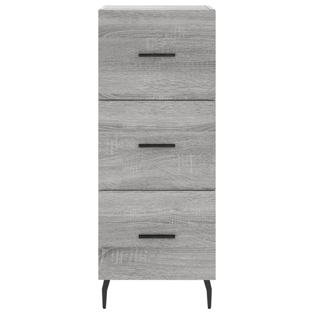 Credenza Grigio Sonoma 34,5x34x90 cm in Legno Multistrato - homemem39