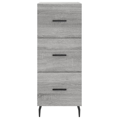 Credenza Grigio Sonoma 34,5x34x90 cm in Legno Multistrato - homemem39