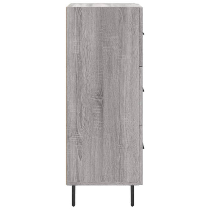 Credenza Grigio Sonoma 34,5x34x90 cm in Legno Multistrato - homemem39