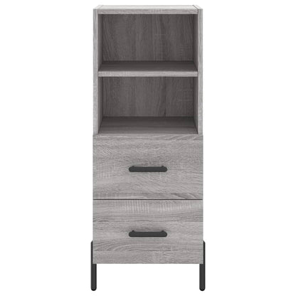 Credenza Grigio Sonoma 34,5x34x90 cm in Legno Multistrato - homemem39