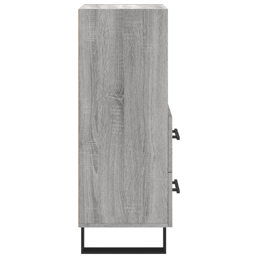 Credenza Grigio Sonoma 34,5x34x90 cm in Legno Multistrato - homemem39