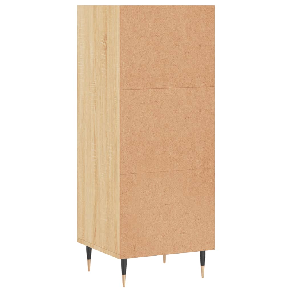 Credenza Rovere Sonoma 34,5x32,5x90 cm in Legno Multistrato - homemem39