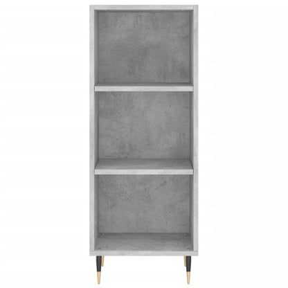 Credenza Grigio Cemento 34,5x32,5x90 cm in Legno Multistrato - homemem39