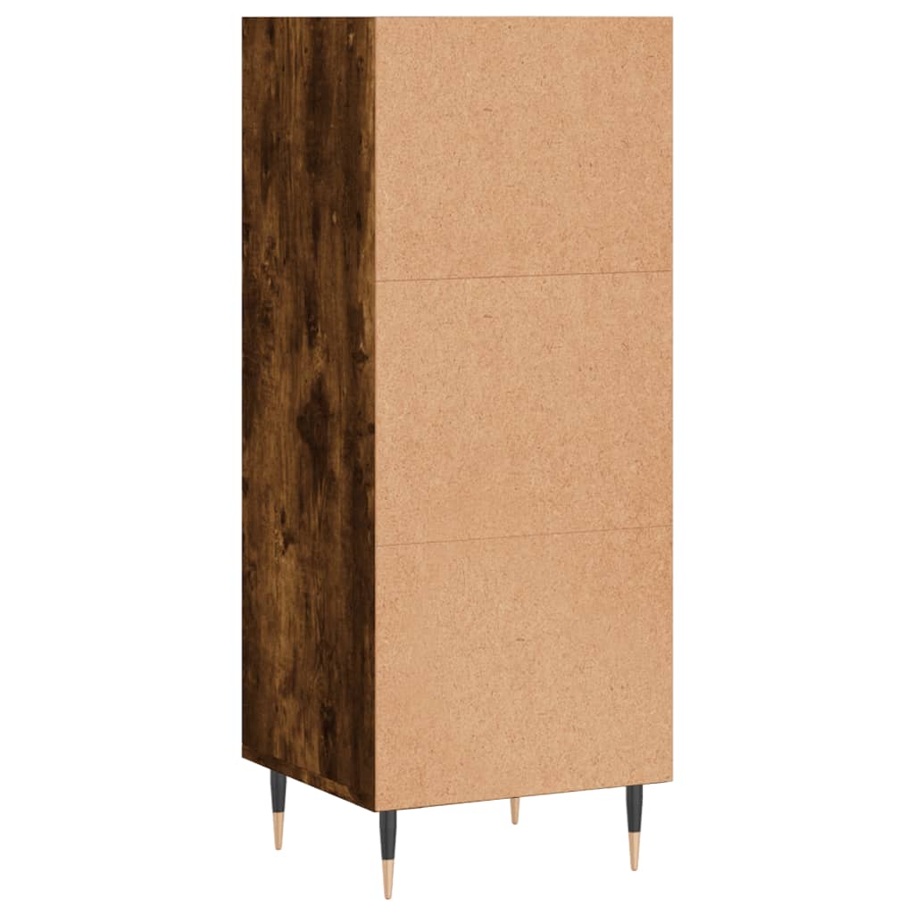 Credenza Rovere Fumo 34,5x32,5x90 cm in Legno Multistrato - homemem39