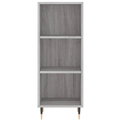 Credenza Grigio Sonoma 34,5x32,5x90 cm in Legno Multistrato - homemem39