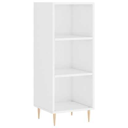 Credenza Bianco Lucido 34,5x32,5x90 cm in Legno Multistrato - homemem39