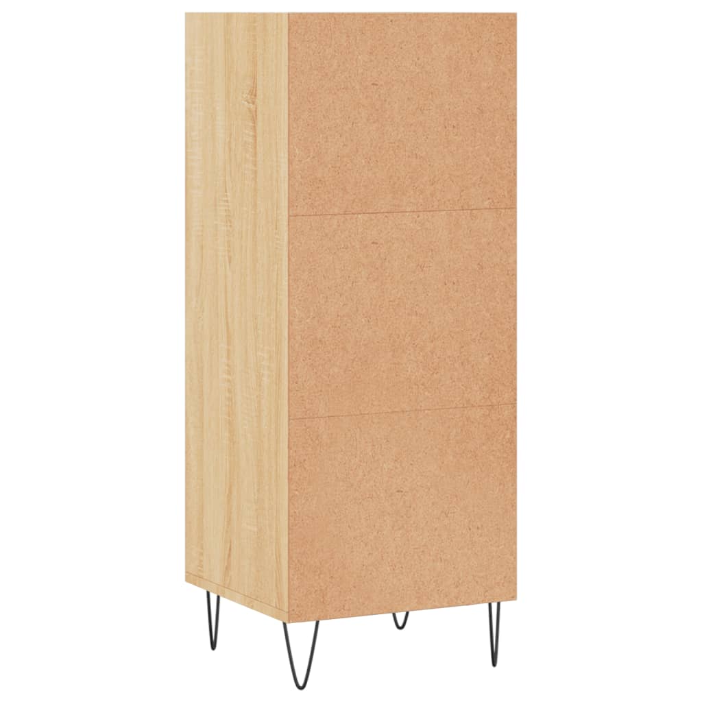 Credenza Rovere Sonoma 34,5x32,5x90 cm in Legno Multistrato - homemem39