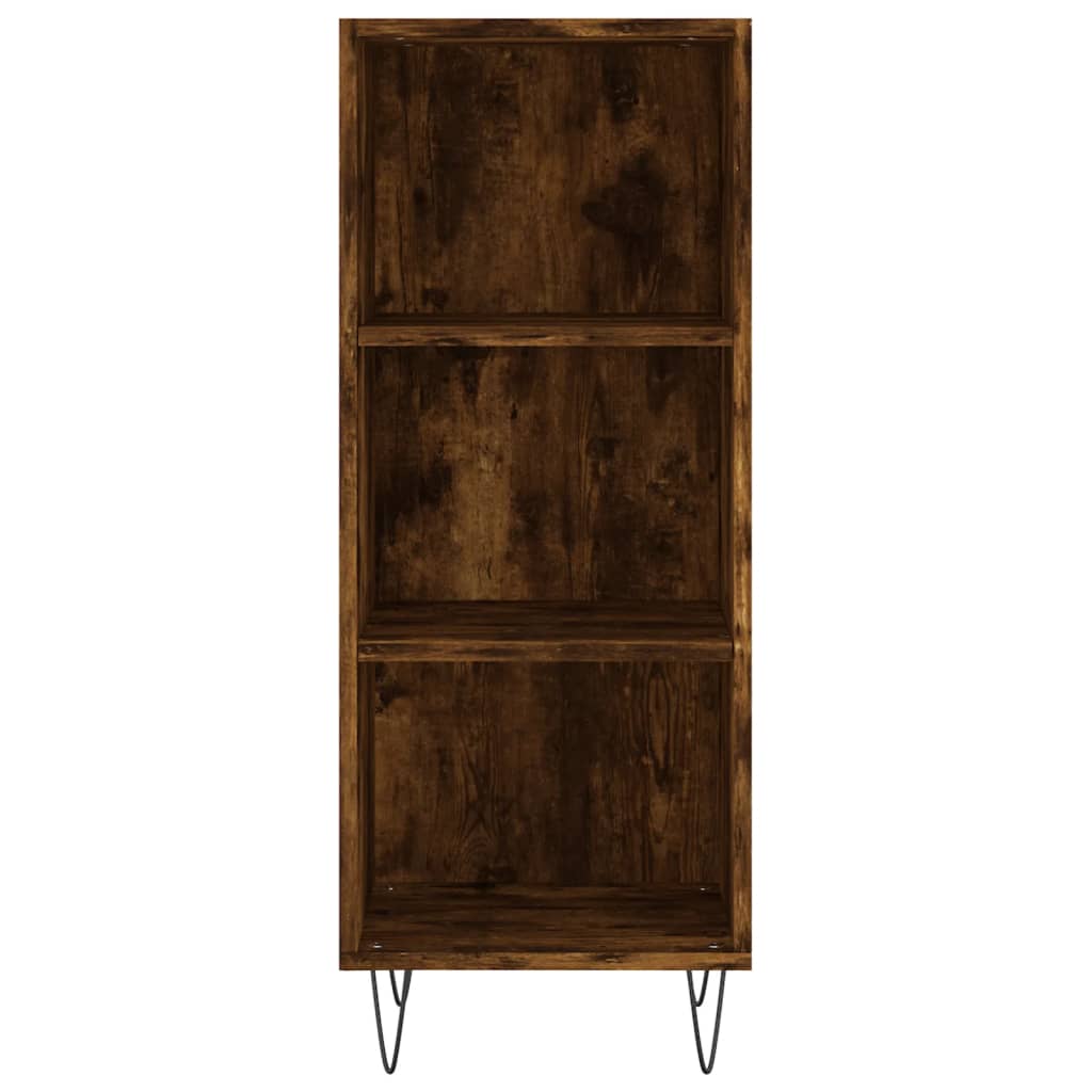 Credenza Rovere Fumo 34,5x32,5x90 cm in Legno Multistrato - homemem39