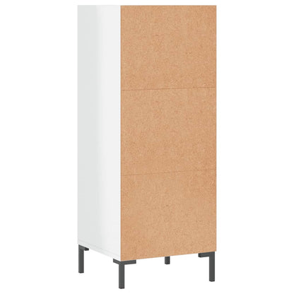 Credenza Bianco Lucido 34,5x32,5x90 cm in Legno Multistrato - homemem39